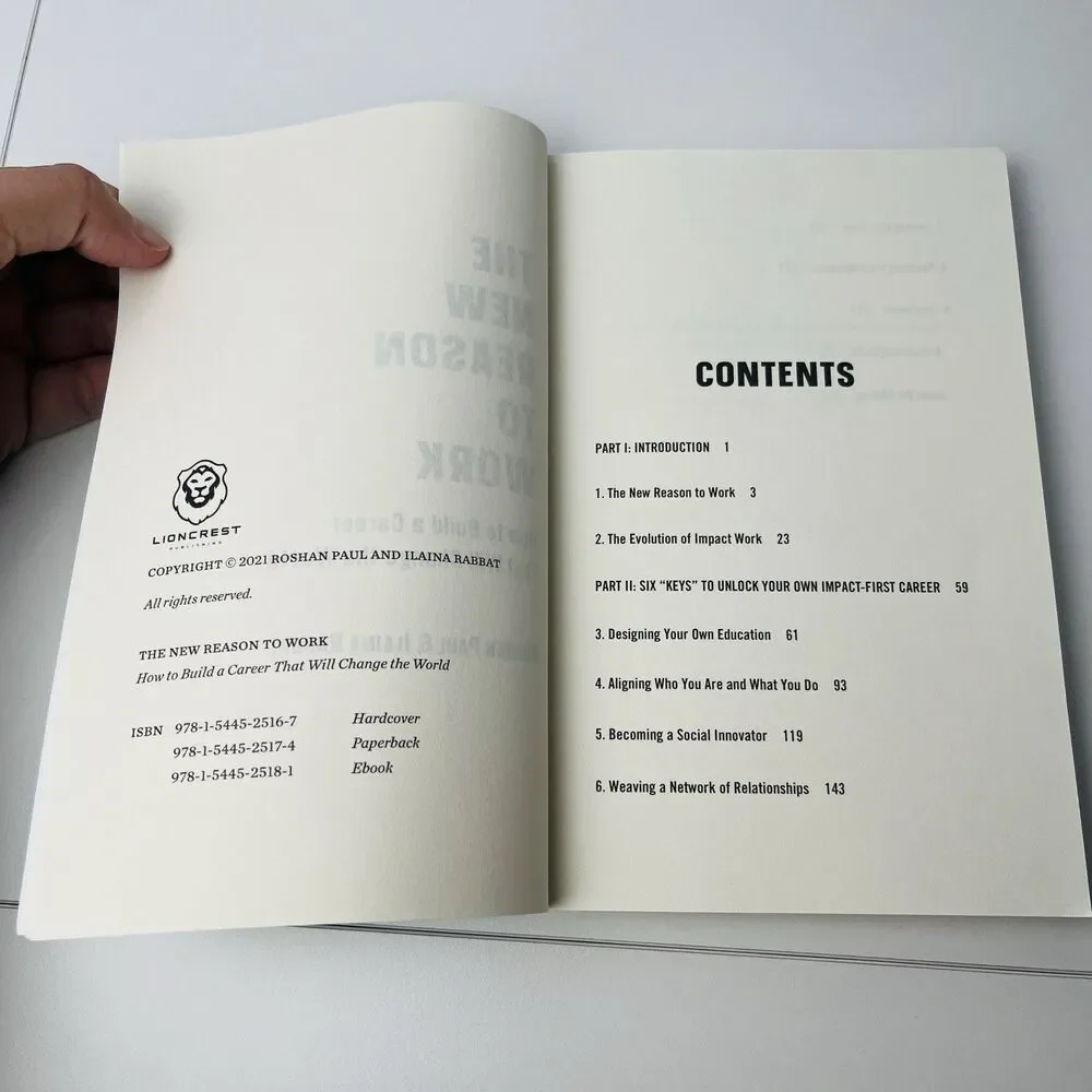 The New Reason to Work: How to Build a Career That Will Change the World by Paul